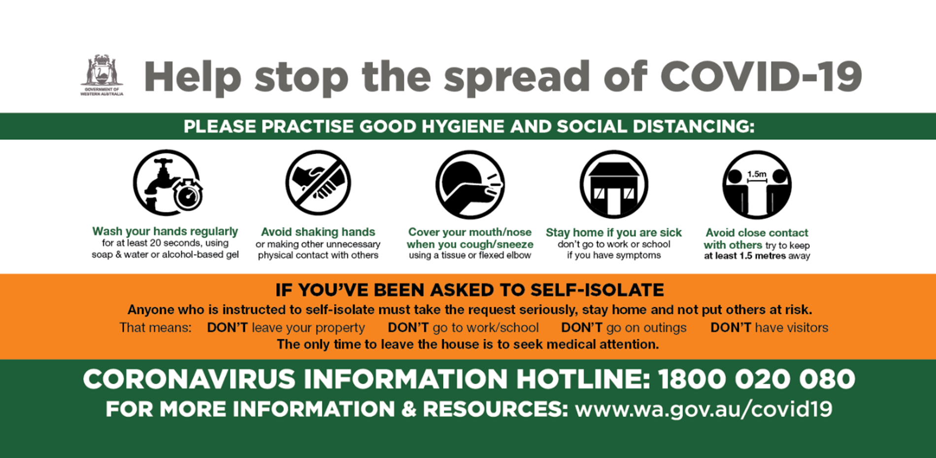 Coronavirus (COVID-19) Information Main Image